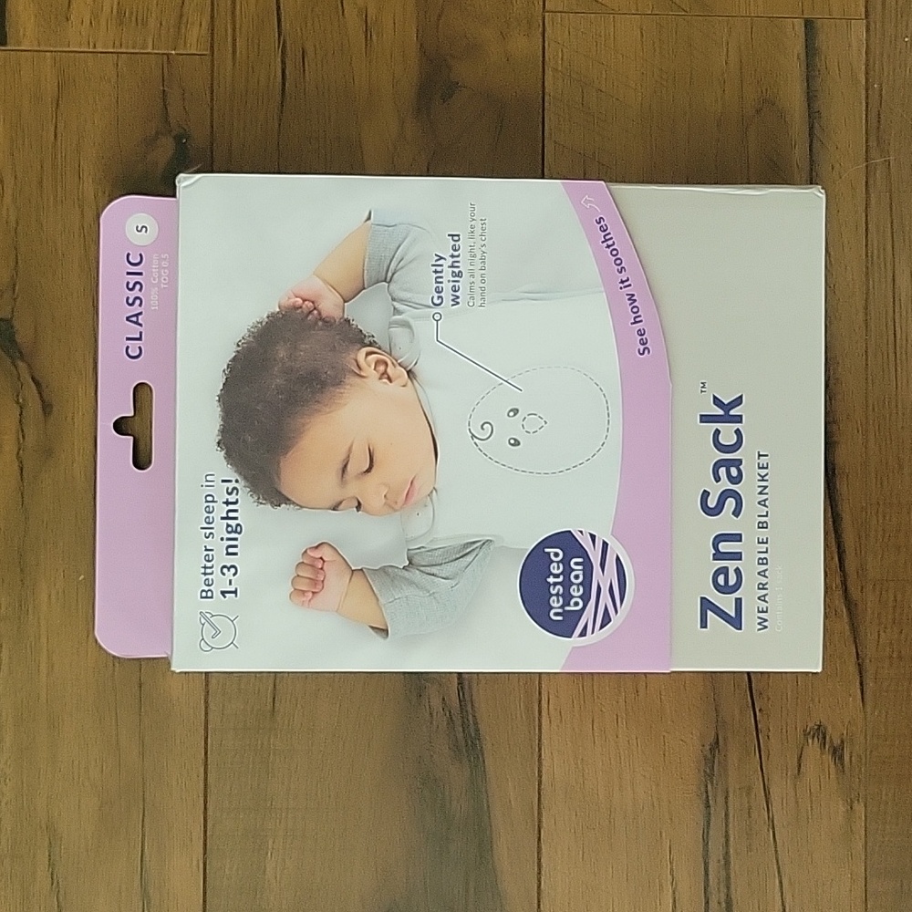 Nested Bean Classic Zen Sack Wearable Blanket, Size S, Color Sand